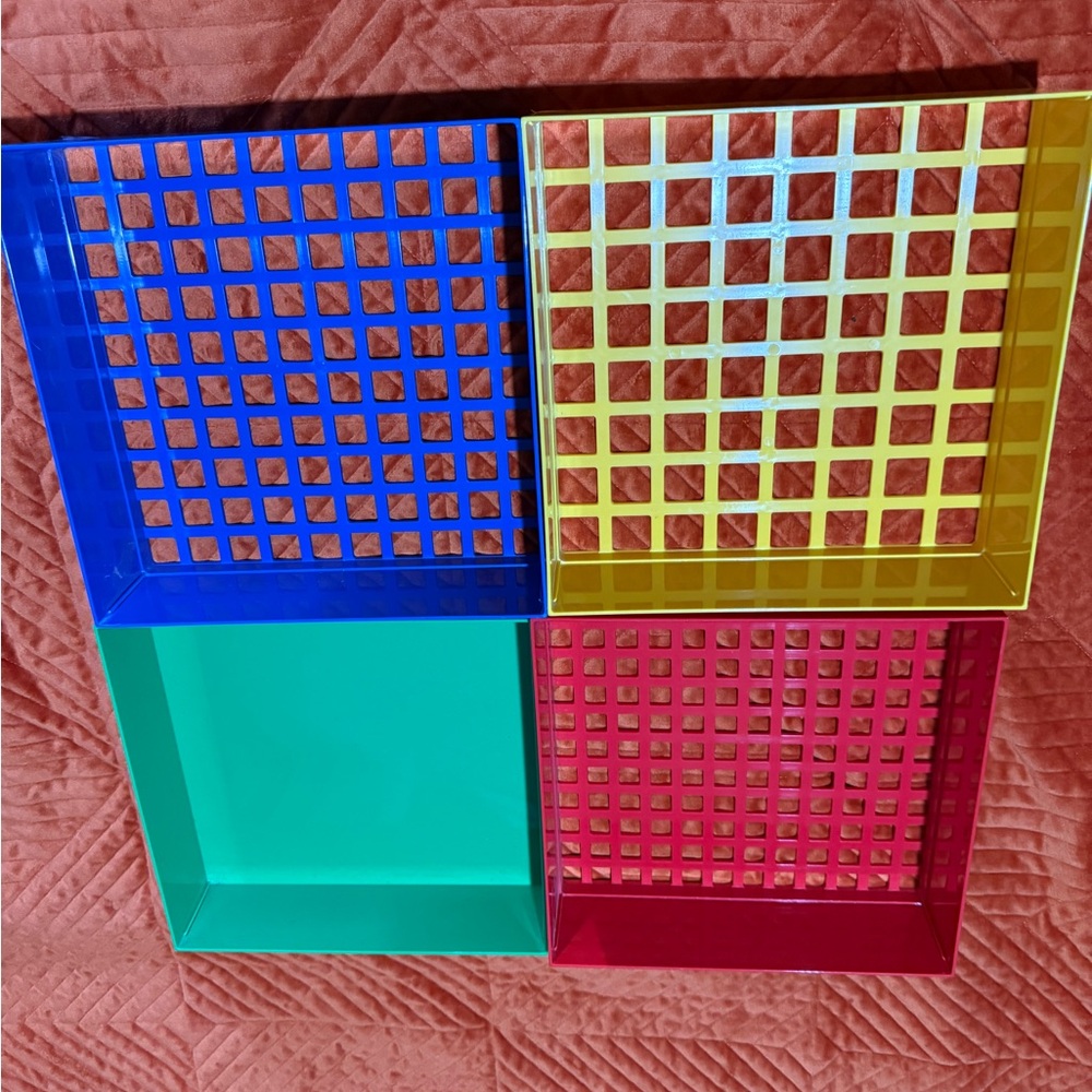 Lego sorter Colorful Grid Storage Trays